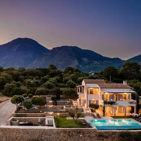 Villa Delightful Kefalonia 5 Bedrooms Panoramic Sea Mountain Views *